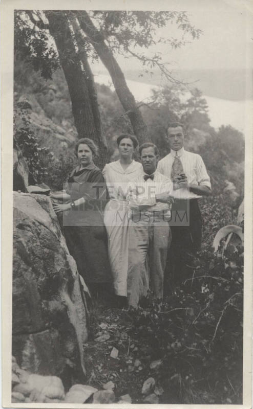 Estelle and Roy Hackett with Two Friends