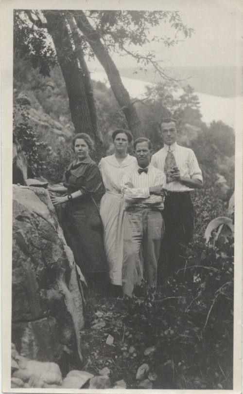Estelle and Roy Hackett with Two Friends