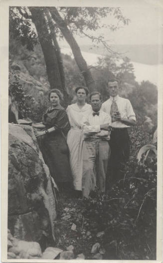 Estelle and Roy Hackett with Two Friends