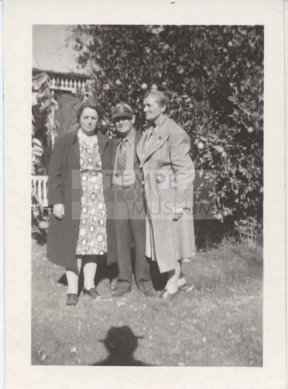 Roy and Estelle Hackett with Friend