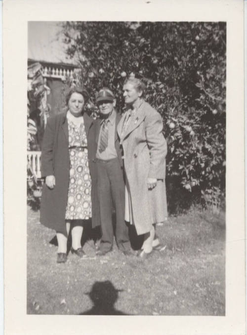 Roy and Estelle Hackett with Friend