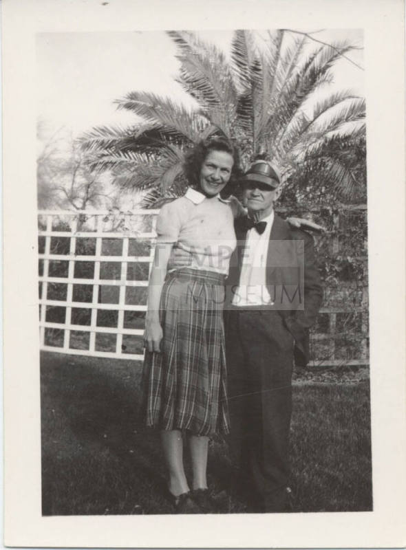 Roy Hackett with Julia Patterson Enders