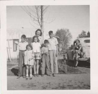 E. Hackett,Unidentified Woman and Children