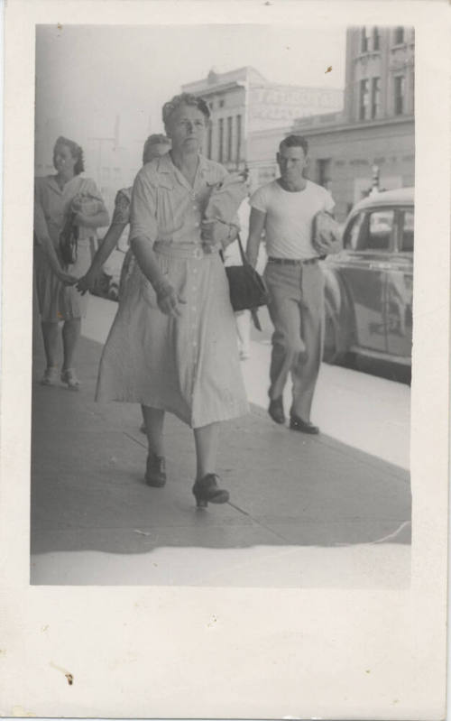 Photograph of Estelle Hackett Walking