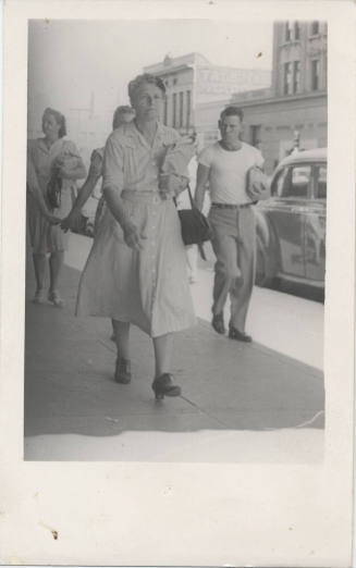 Photograph of Estelle Hackett Walking