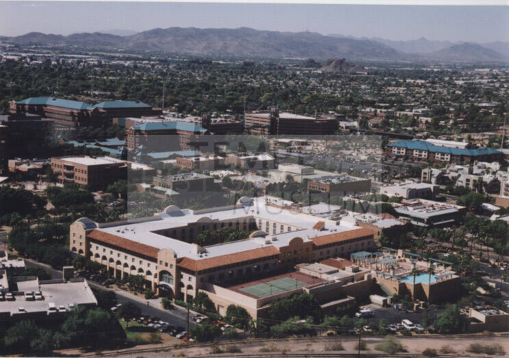 View from Tempe Butte: Mission Palms