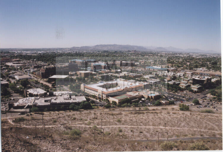 View from Tempe Butte: Looking southwest over downtown.