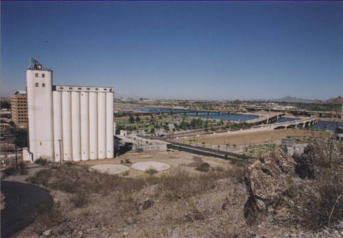 View from Tempe Butte: Hayden Mill