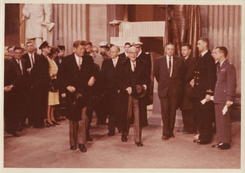 Group with Carl Hayden and John Kennedy