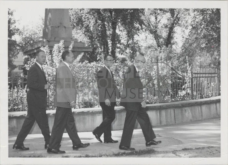 Carl Hayden and Three Friends in Santa Fe