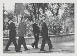 Carl Hayden and Three Friends in Santa Fe