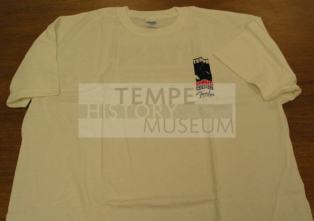 White t-shirt size XXL, Tempe Music Festival