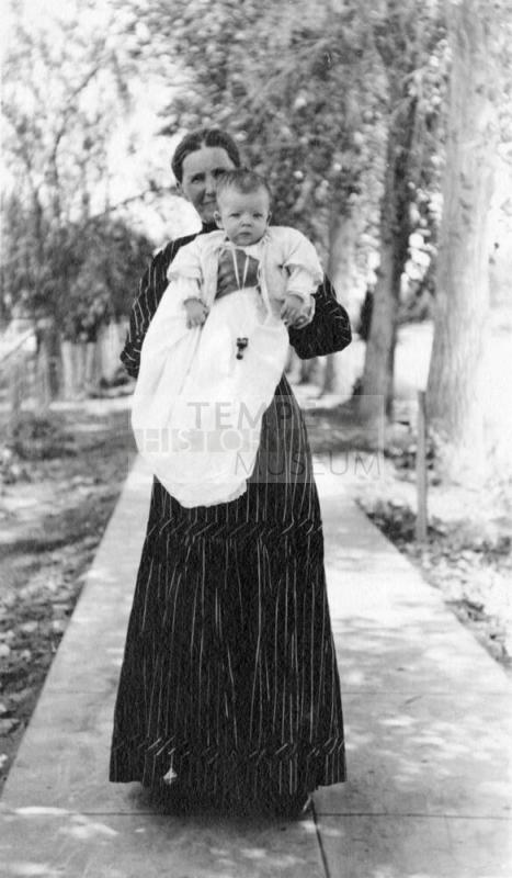 Mrs. Viola Hardin and a Baby