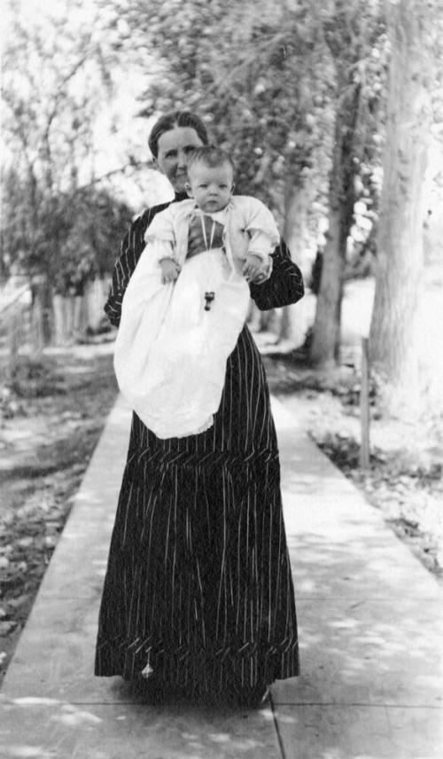 Mrs. Viola Hardin and a Baby