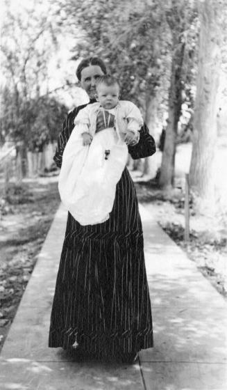 Mrs. Viola Hardin and a Baby