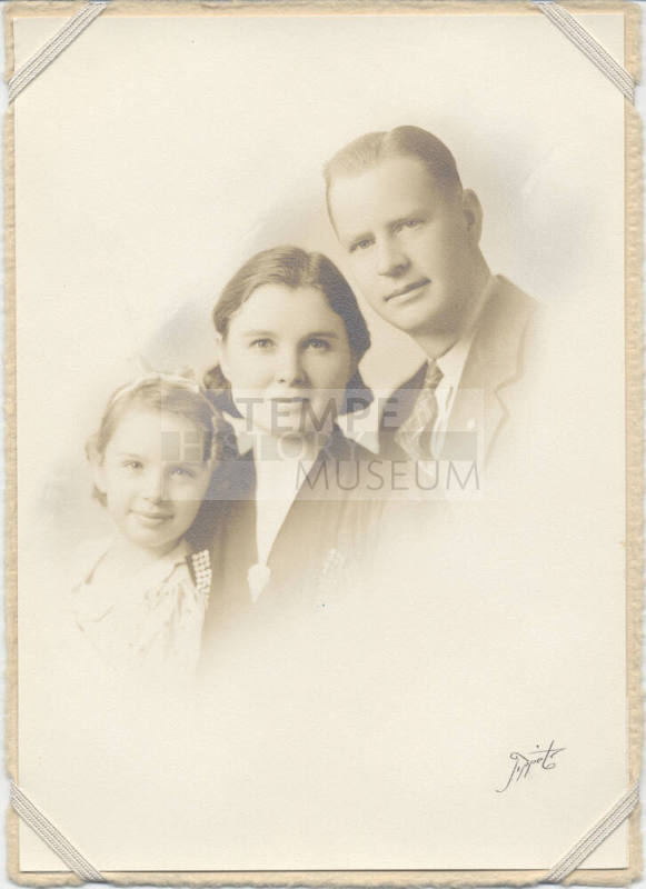 Portrait with Pat, Peggy and Robert Jones