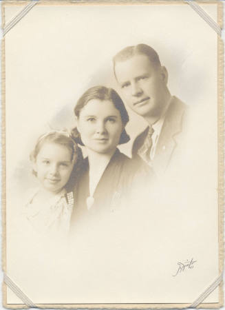 Portrait with Pat, Peggy and Robert Jones