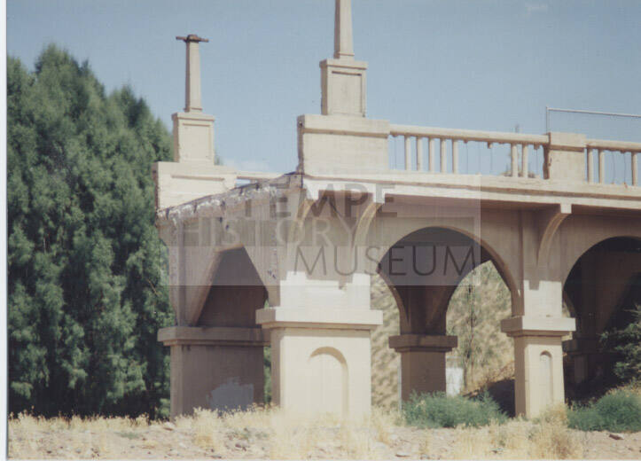 Photo:  Ash Ave. Bridge Abutment, 1993