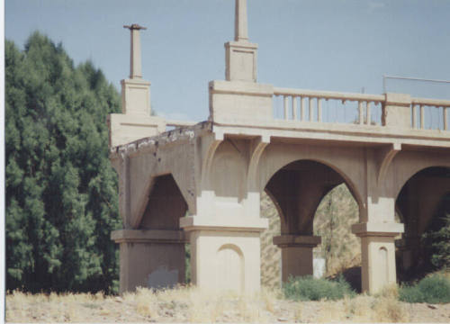 Photo:  Ash Ave. Bridge Abutment, 1993