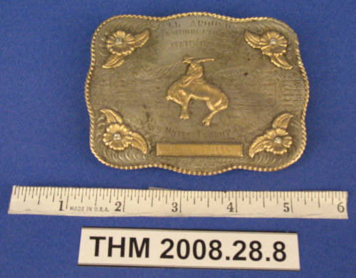 Rodeo Award, Belt-Buckle:  Frank Finley, Silver State Stampede, 1948