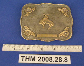 Rodeo Award, Belt-Buckle:  Frank Finley, Silver State Stampede, 1948