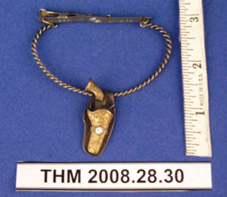 Luther Finley's Pistol in Holster Tie Clip