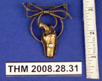 Luther Finley's Pistol in a Holster Pin