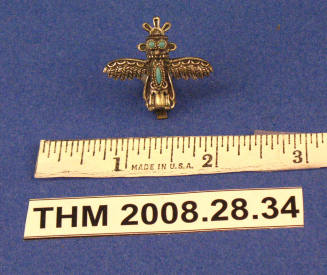 Metal Thunderbird Earring