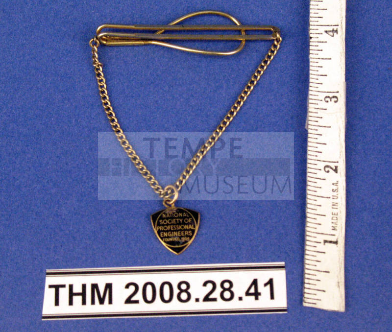 Luther E. Finley’s Society of Professional Engineers Tie Clip