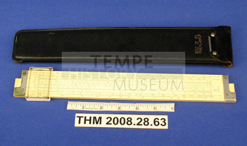 Slide Rule with Case