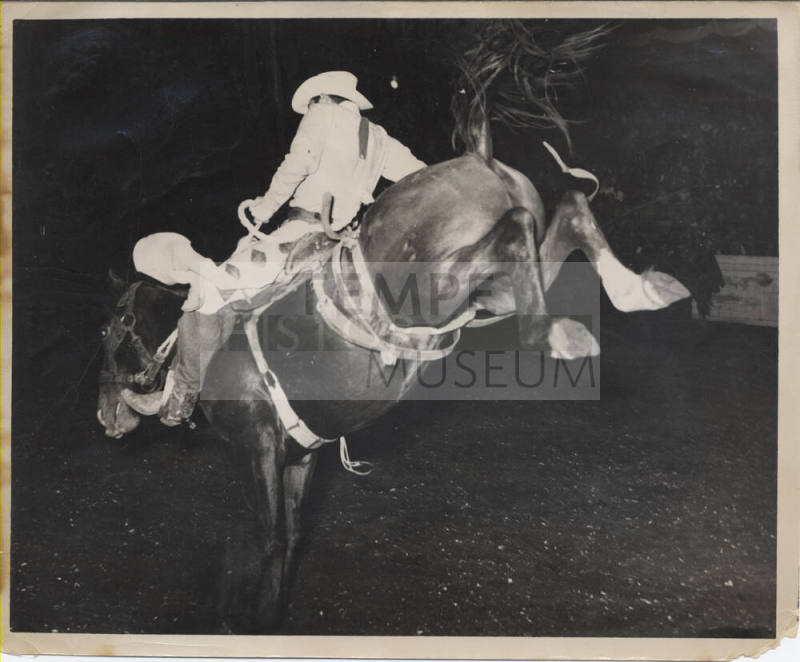 Rider on Bucking Horse