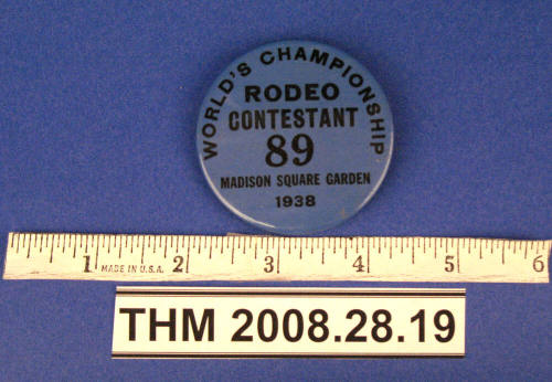 Button, Rodeo Contestant, Madison Square Garden #89