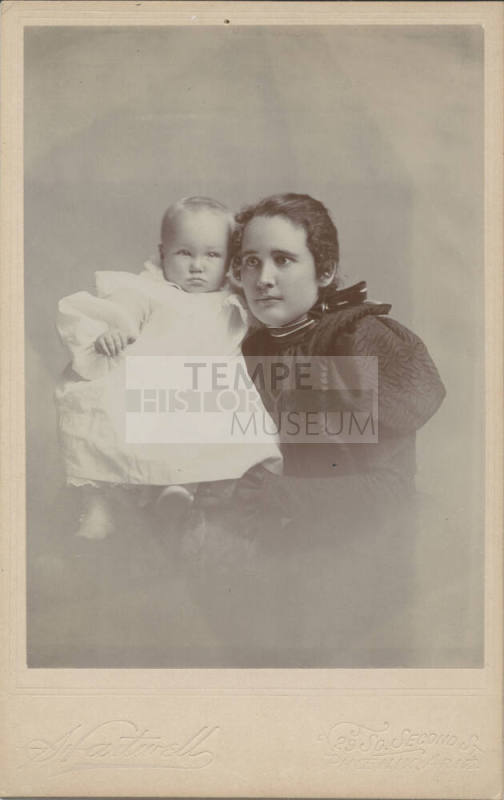 Honor Anderson Moeur and Her Son John