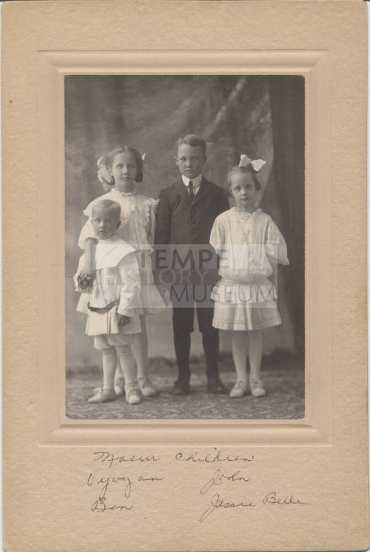 Portrait of Moeur Family Children