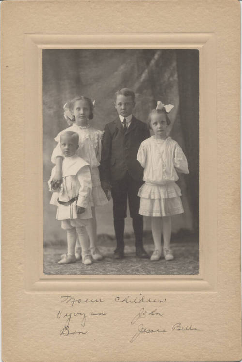 Portrait of Moeur Family Children