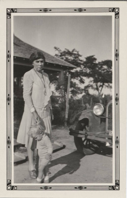 Photograph of Fanny Cox and Reese McNeil