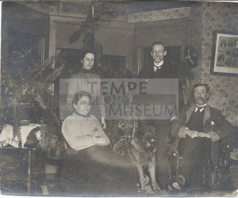 Photograph of Will and Mabel Riley and Group