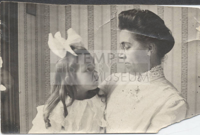 Photograph of Mable Riley and Her Child