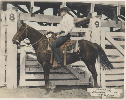 Colorized Photo of Frank Finley at Ellensburg, 1946