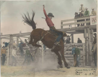 Frank Finley on Hi Skip '42' at Phoenix Rodeo