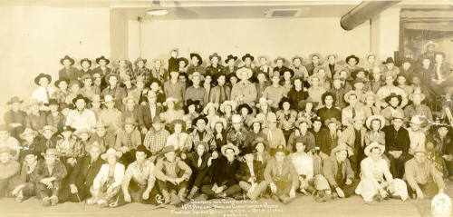 Cowboys and Cowgirls at the 15th Annual World's Championship Rodeo Madison Square Garden, NY City, Oct 9-27, 1940