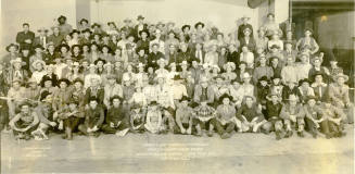 Cowboy and Cowgirl Contestants at the Worlds Championship Rodeo at Madison Square Garden, New York City, 1942