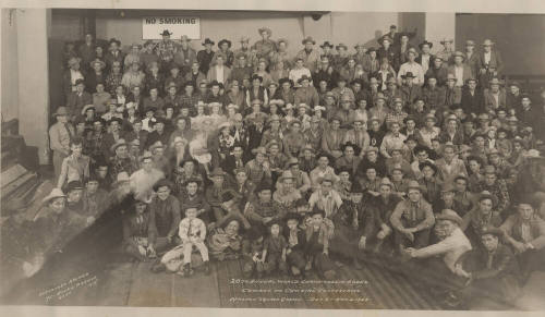 20th Annual World Championship Rodeo Contestants, Oct 3 to Nov 4, 1945, NY City