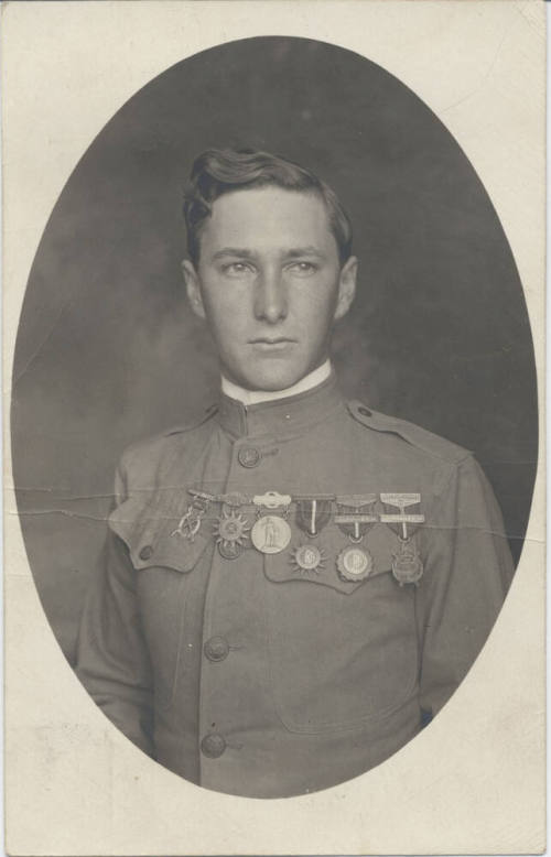 Portrait of Garland White in military uniform