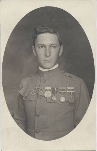 Portrait of Garland White in military uniform
