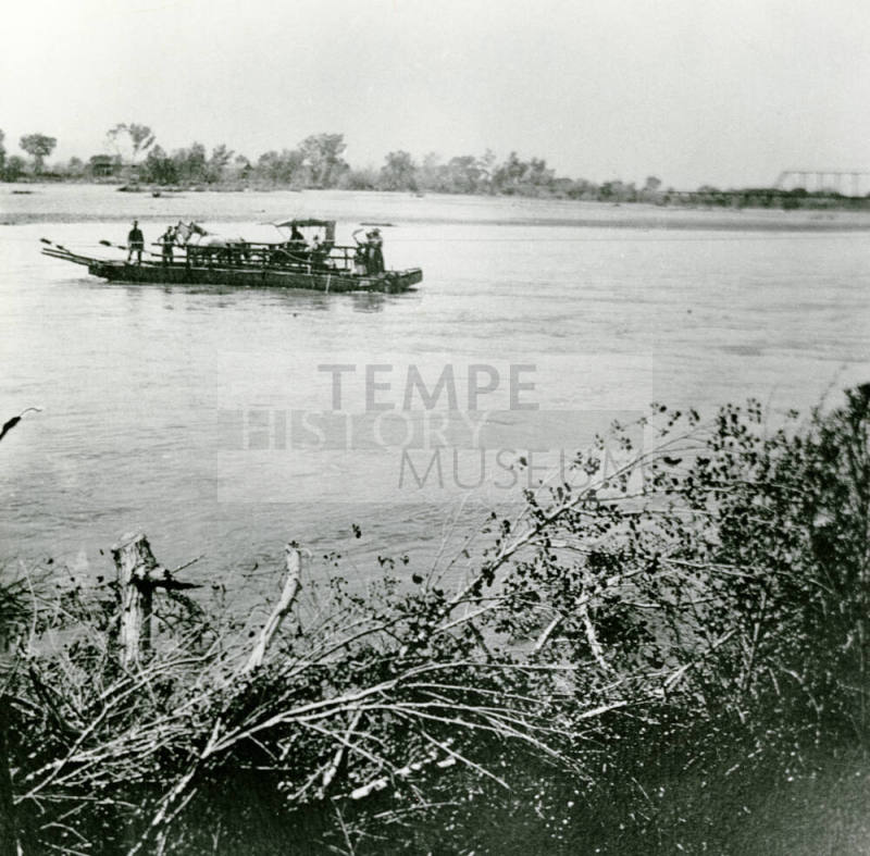 Hayden's Ferry crossing Salt River