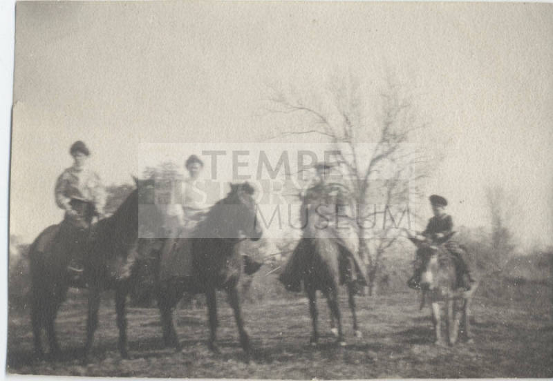 Four Riders on Horseback