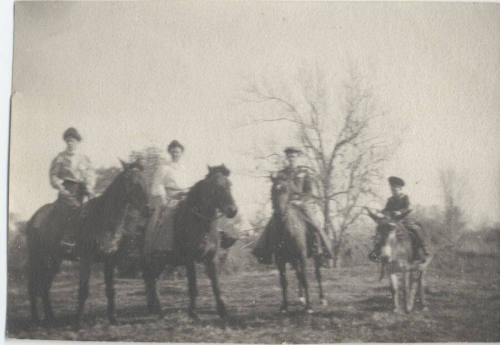 Four Riders on Horseback
