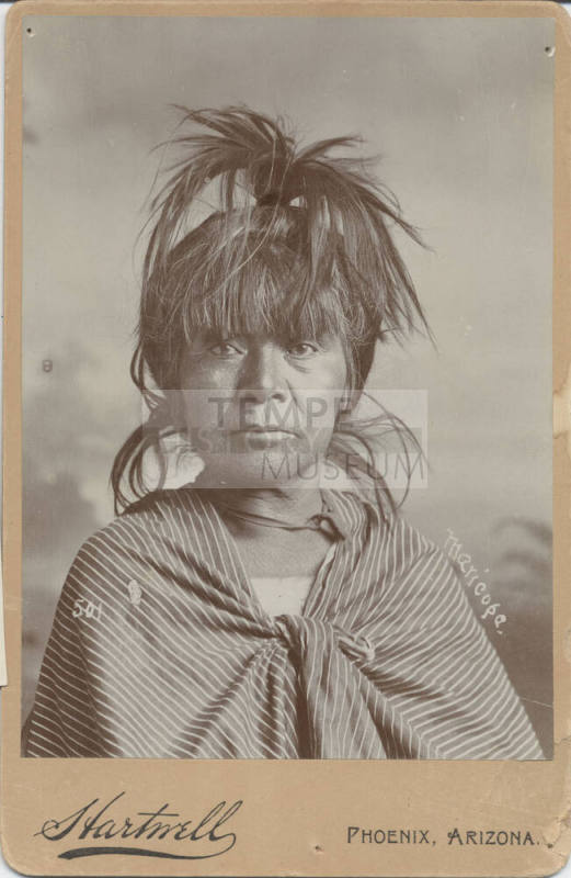 Portrait of a Maricopa Indian