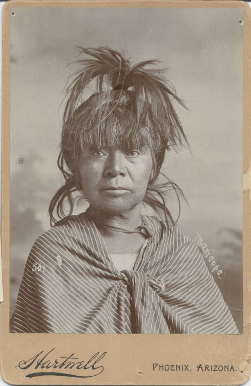 Portrait of a Maricopa Indian